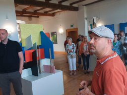 Highlights abspielen Künstlergespräch Mensch II - mit Guido Klumpe und Michael Hennings